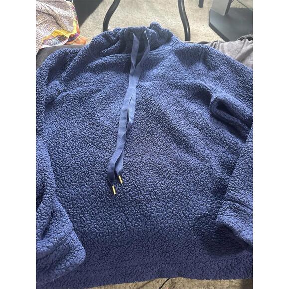 Women’s Size XL Fleece Pullover‎ By Crown And Ivy Navy Blue - Picture 1 of 7